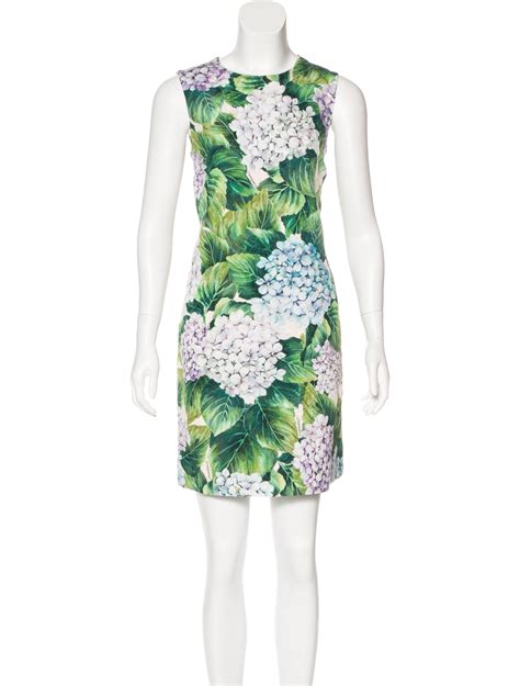 hydrangea dress dolce gabbana|Dolce & Gabbana 2017 Hydrangea Shift Dress .